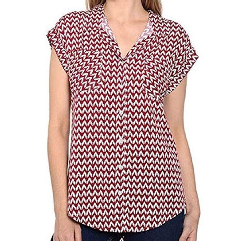 Jach’s Girlfriend Chevron Blouse